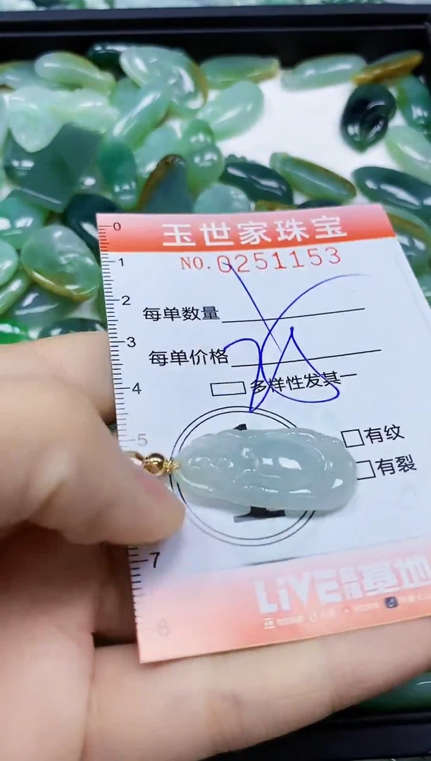 翡翠未镶嵌颈饰闪购0251153