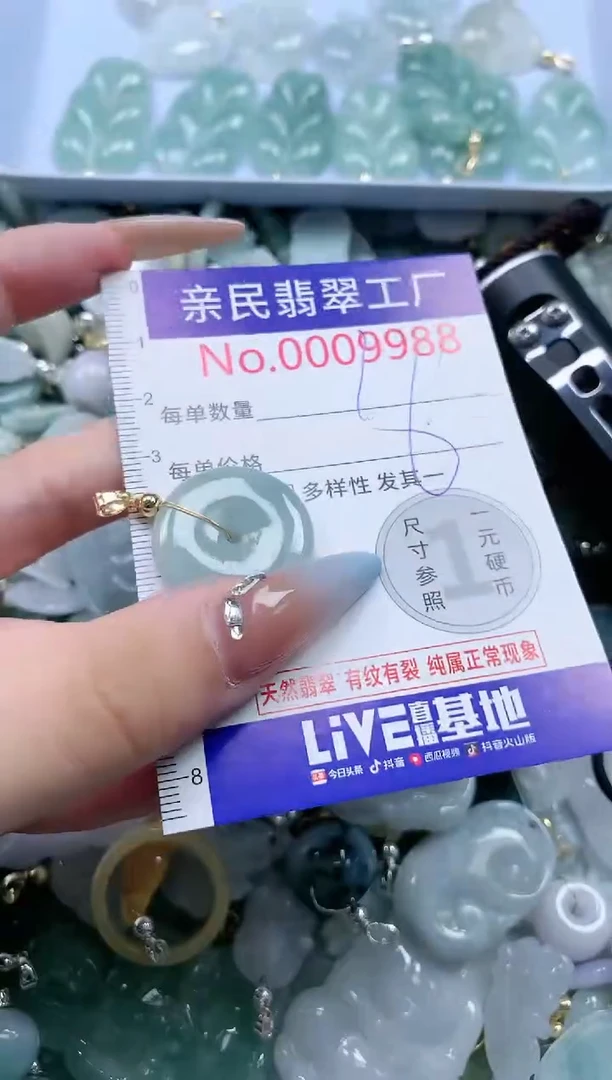 翡翠未镶嵌吊坠(不含链)9988