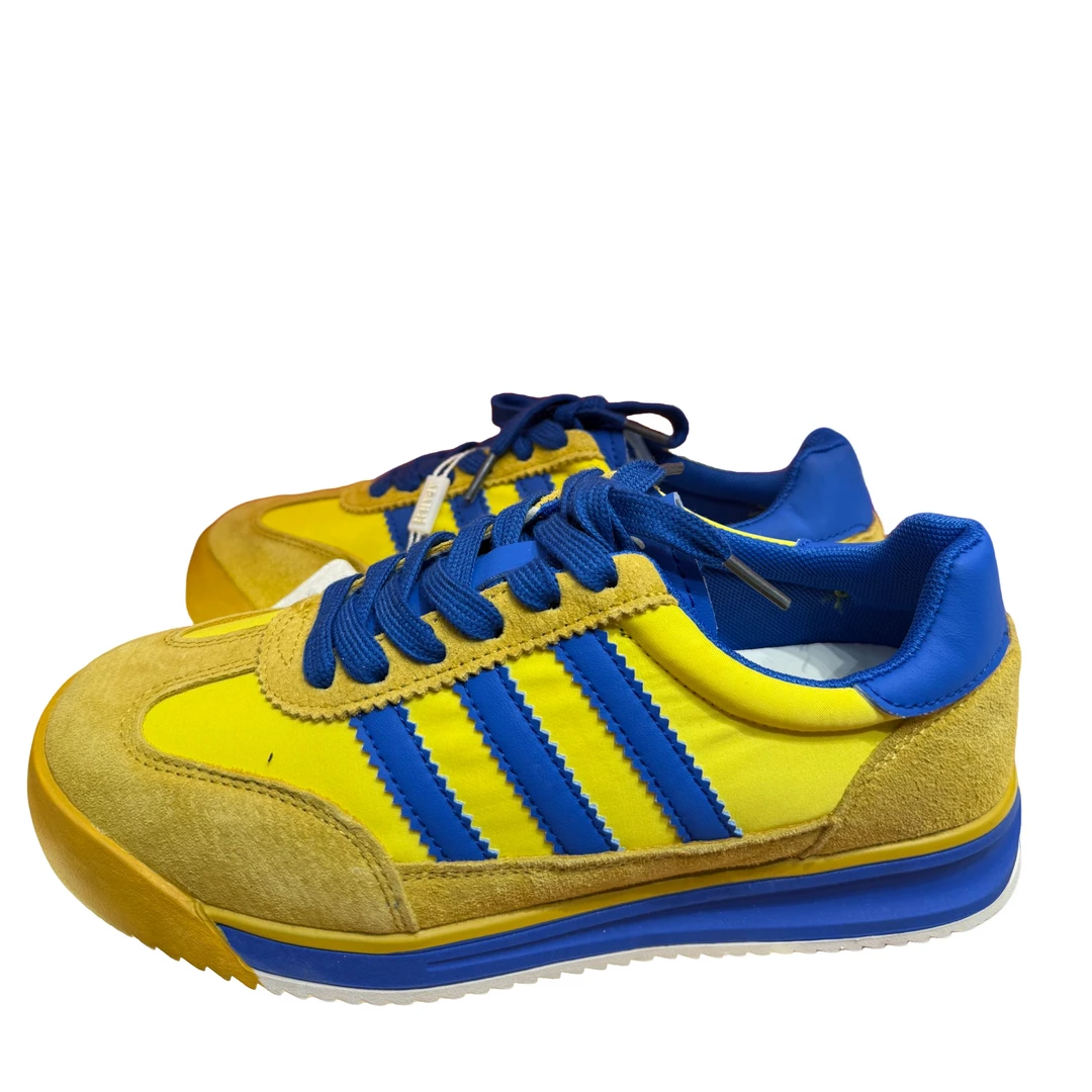 时尚休闲鞋夏季休闲鞋透气时尚步鞋低帮系带拼色球鞋女鞋跑步