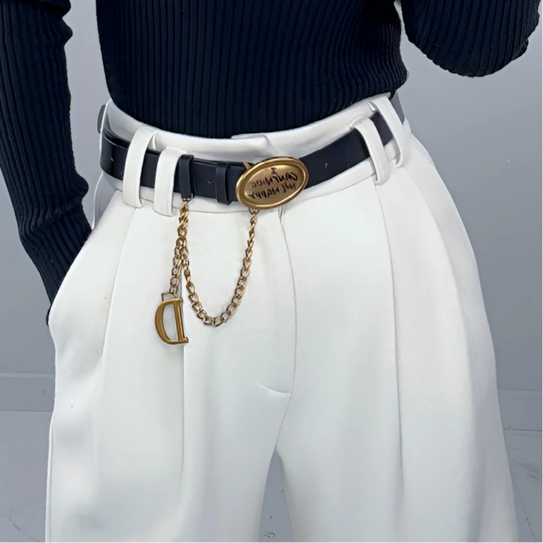 K8(送腰带)新款阔腿长裤百搭显瘦气质