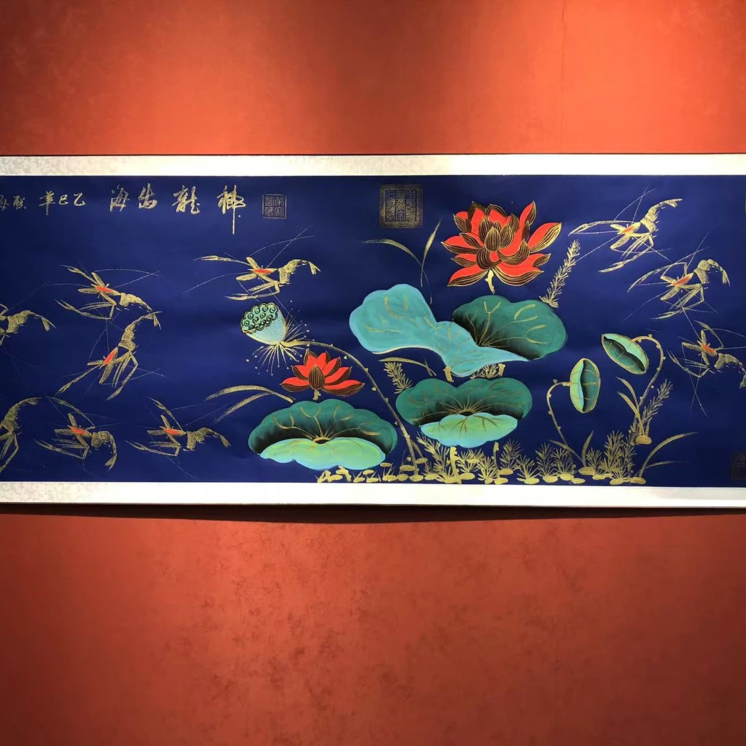 石联海作品 神龙出海  小六尺