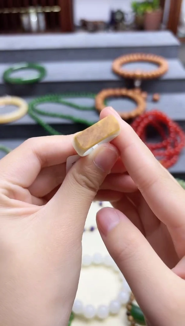 未镶嵌戒指和田玉和田玉指环14#GZS