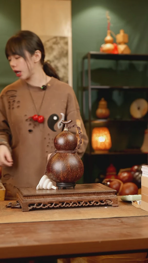 162号精品天然大漆酒葫芦一物一拍~