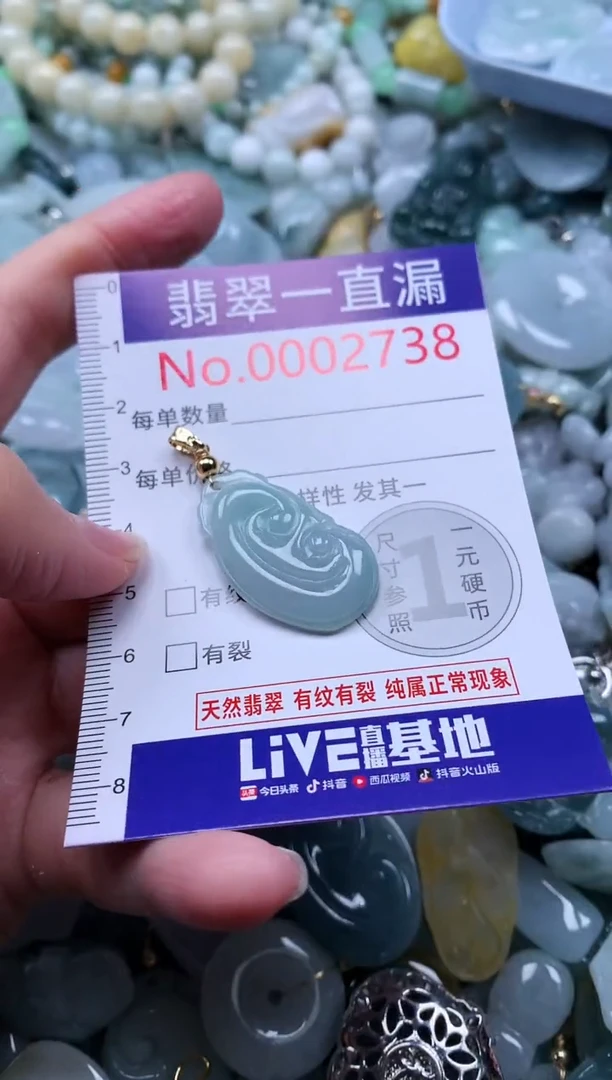 【闪购商品】翡翠吊坠(不含链)未镶嵌2738