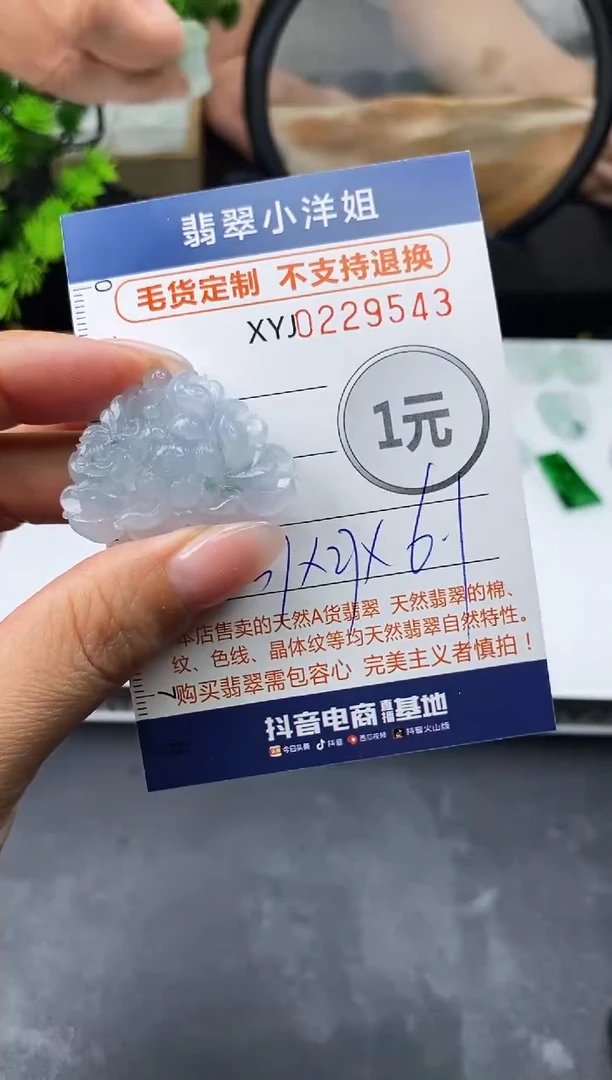 定制翡翠未镶嵌毛货不退不换/9543