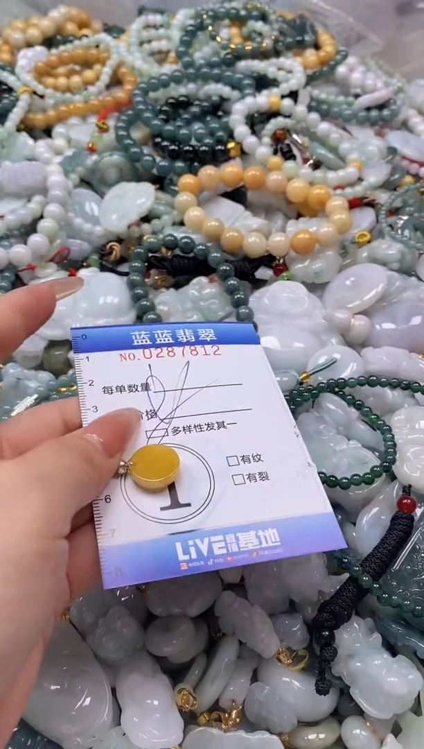 翡翠未镶嵌颈饰闪购0287812多样性发其一