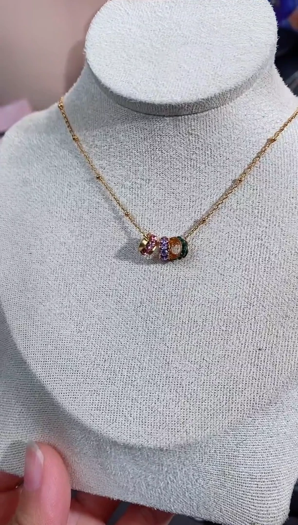 铜合金无925银项链7185
