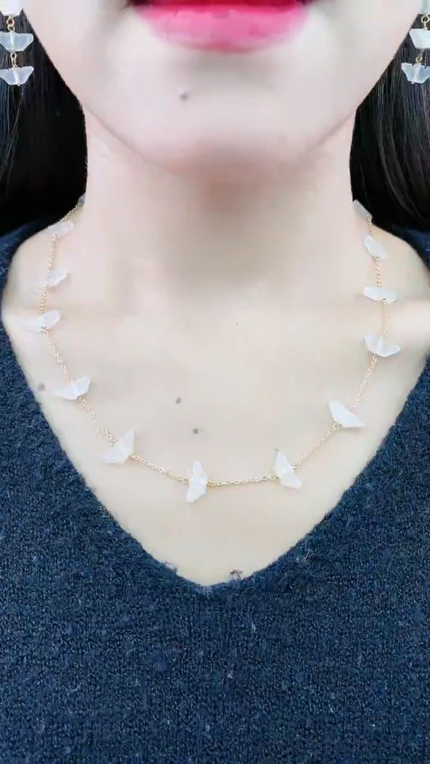 【闪购商品】翡翠颈饰14K金镶嵌D192项链