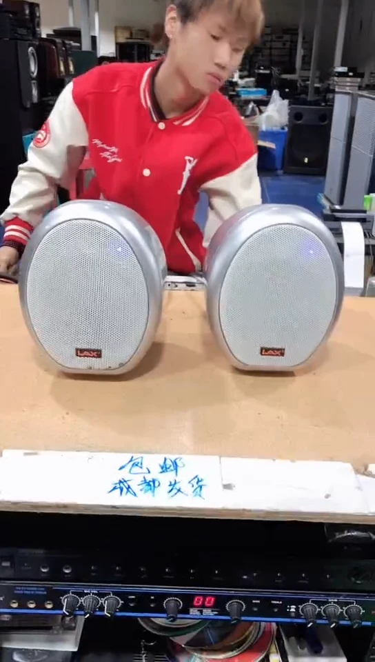 8新LAX有源音箱一对，出声，不带线材