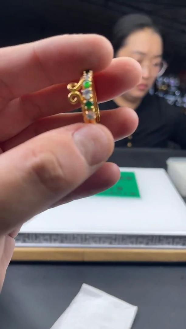 未镶嵌戒指翡翠每**乐-102491