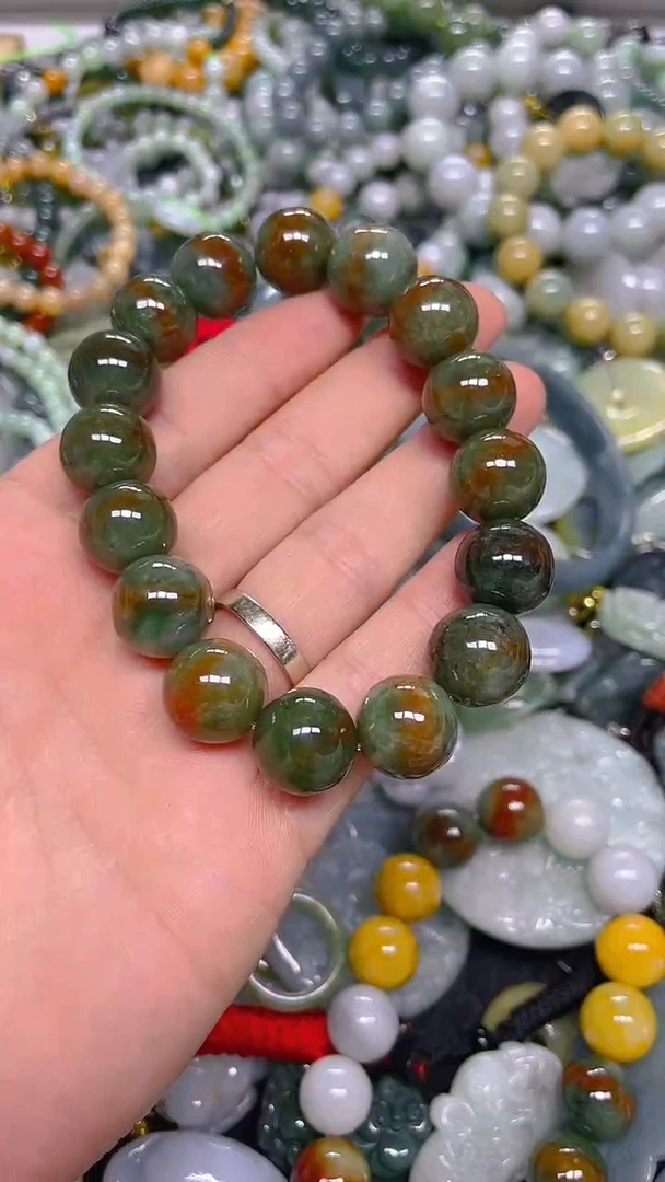 颈饰未镶嵌翡翠14MM