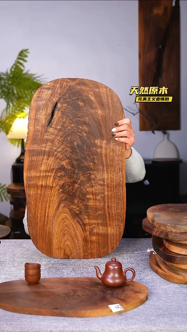 木北美黑胡桃原木.干裂疤结不属于商品质量问题完美主义者慎拍