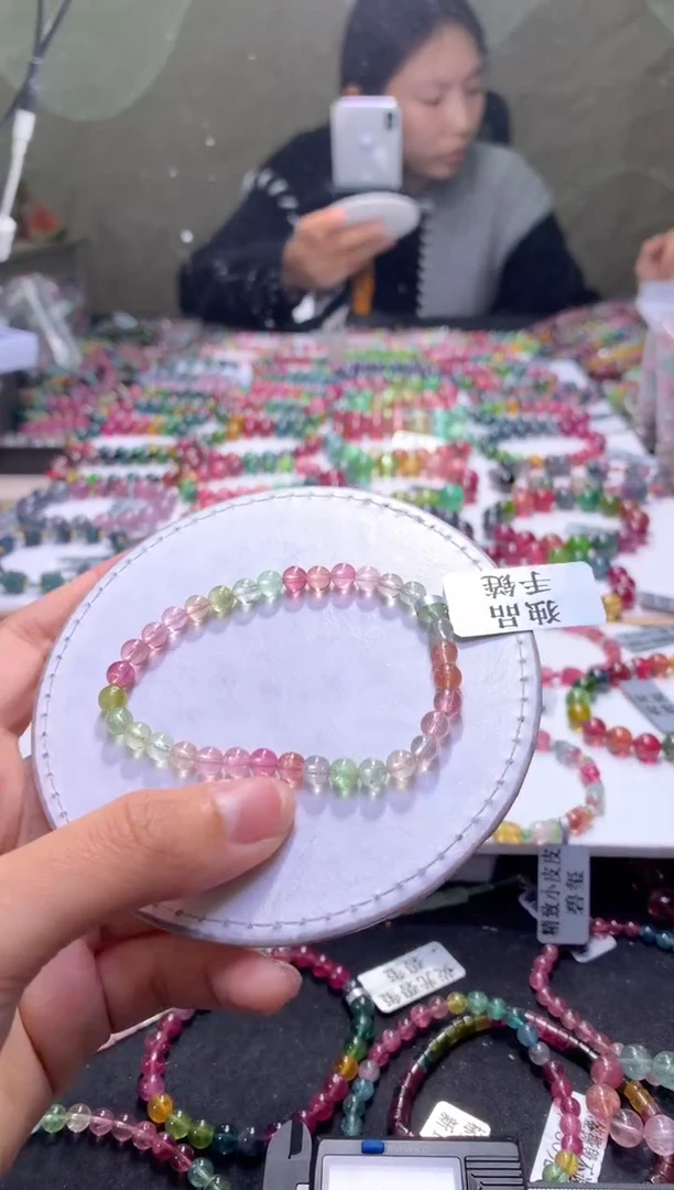 未镶嵌手串碧玺A113【天然碧玺】