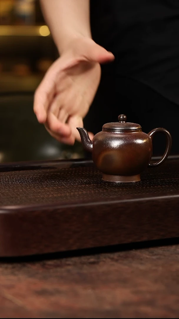 茶壶紫砂朱泥柴烧南州高士