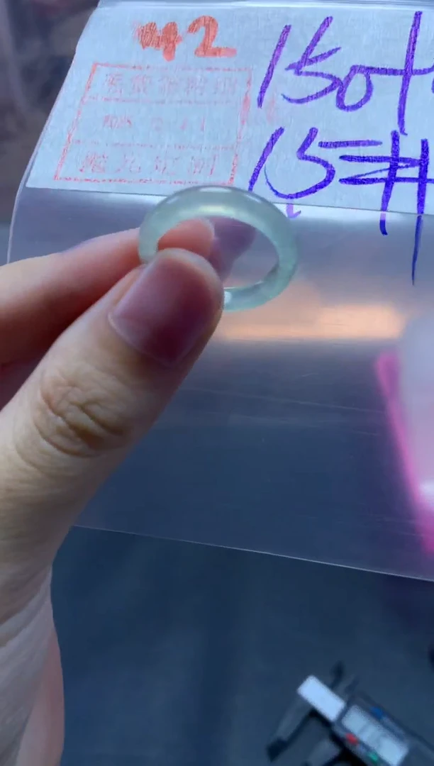 未镶嵌定制翡翠戒圈15#160毛货需精细抛光