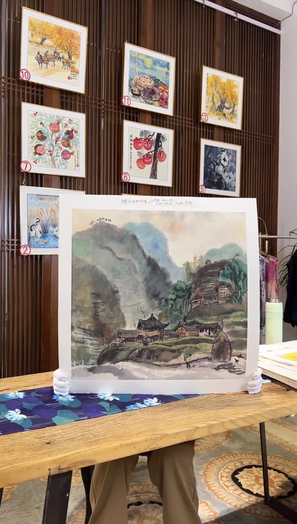 版画耿玉琨名章限量版画S