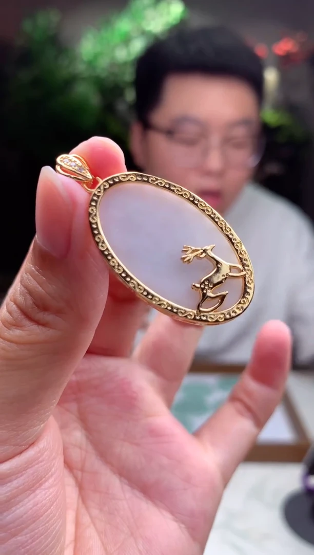 颈饰未镶嵌翡翠缘?挂件发货（拍一发一）