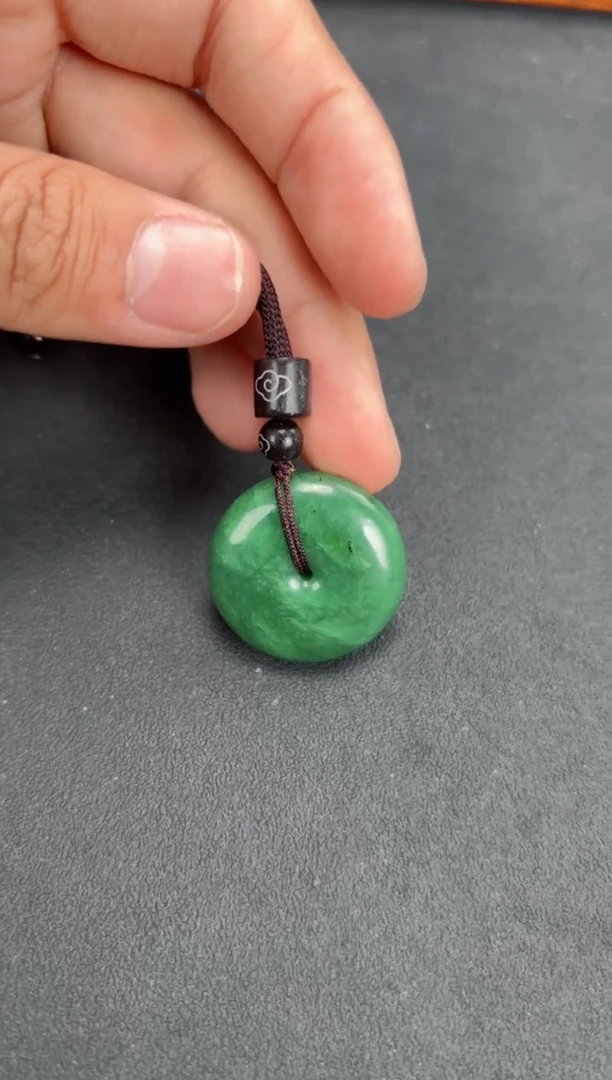 【闪购商品】和田玉颈饰未镶嵌碧玉平安扣卡30 多样性发一