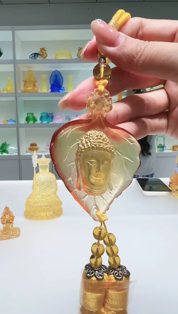 手工艺品琉璃古法琉璃车挂
