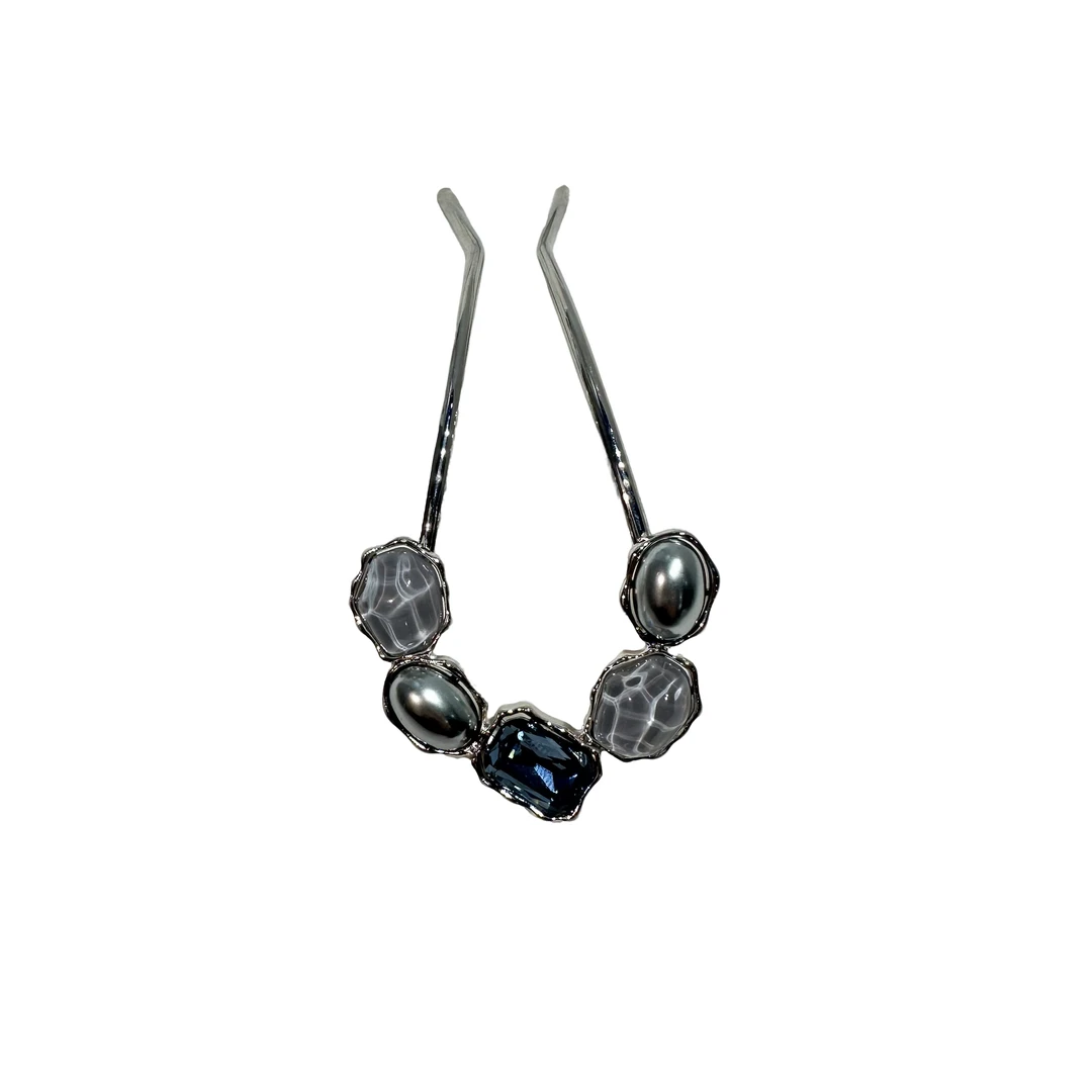 【YINYAO】原单设计施华洛发饰简约设计感千金中古发饰发簪