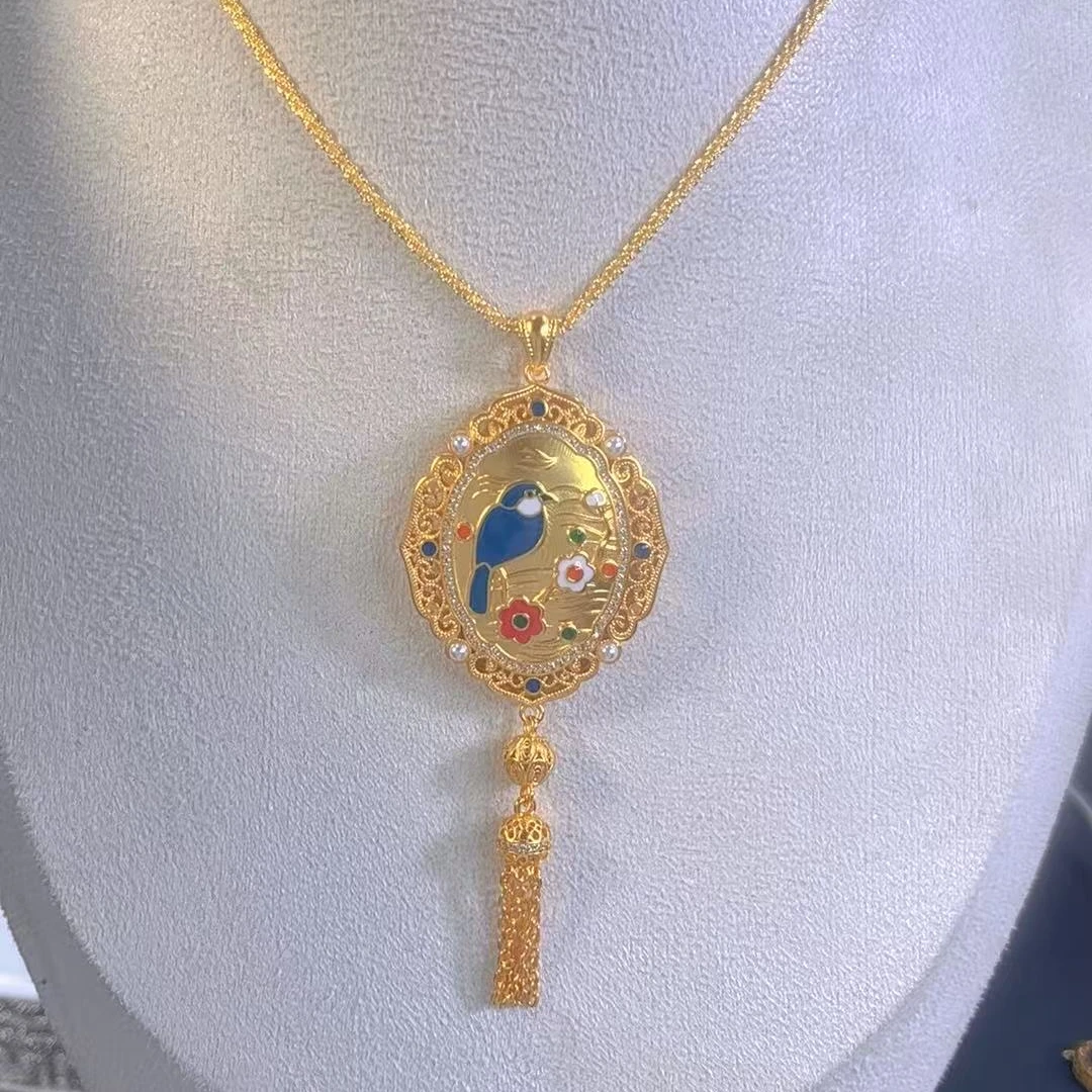 合金吊坠 灵鹊兆喜吊坠