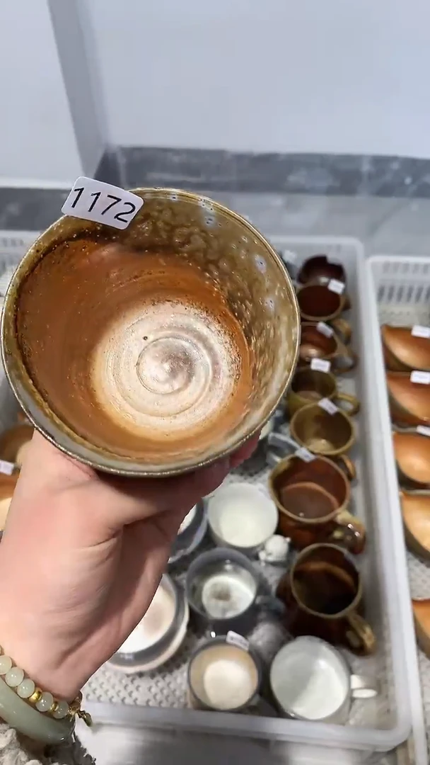 摆件陶景德镇柴烧茶具@@1172