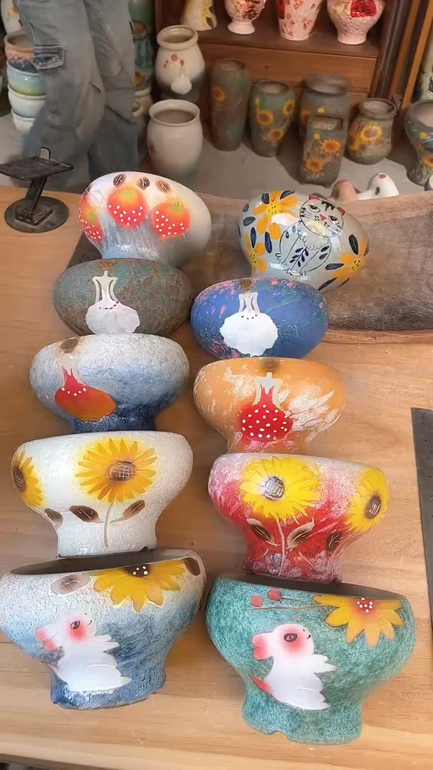 【闪购商品】摆件13-281口14高11  十个