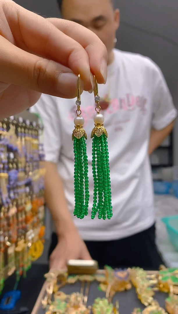 【闪购商品】玛瑙/玉髓耳饰合金045玛瑙耳饰