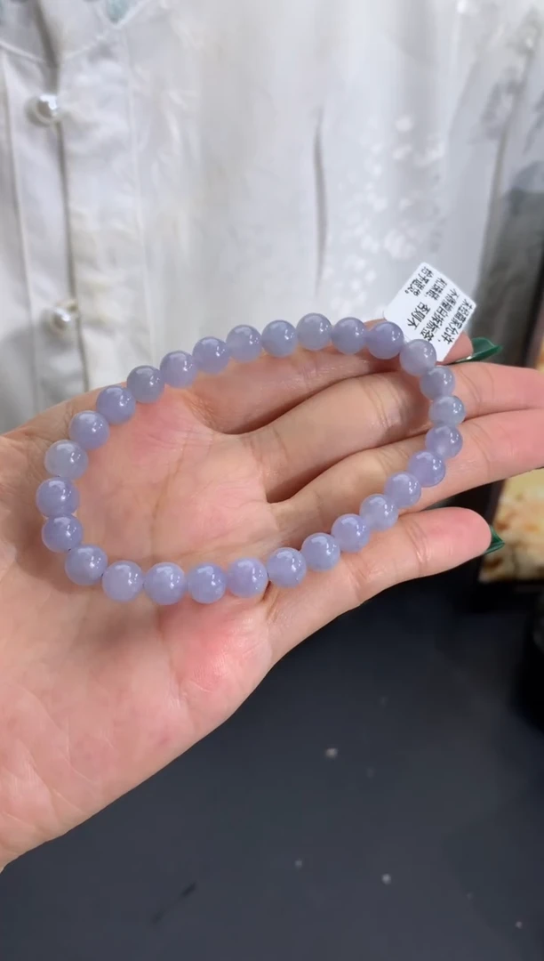 未镶嵌手串翡翠卡6.8mm