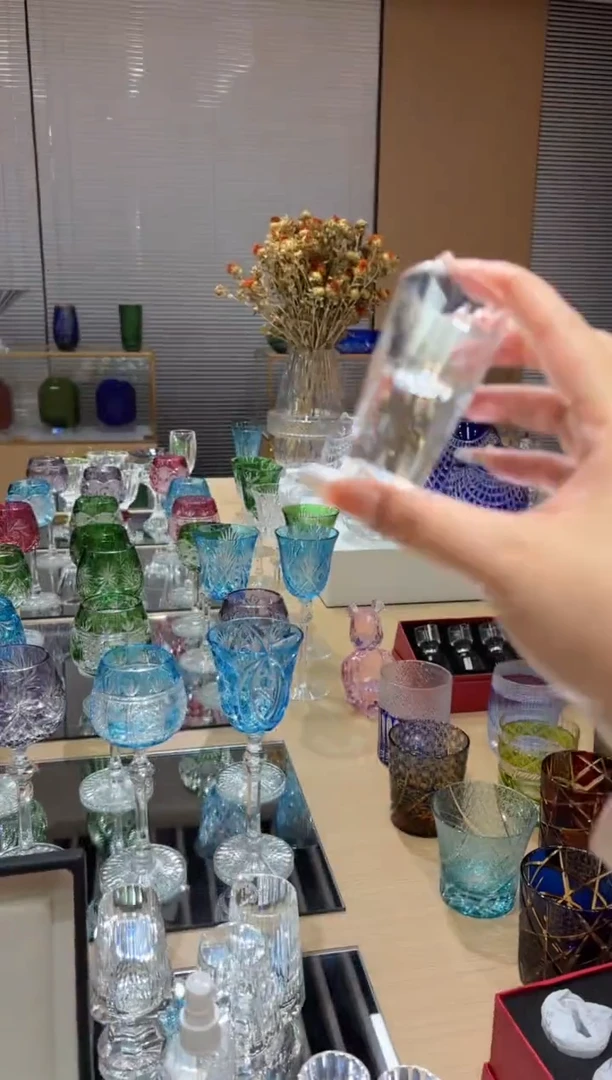 六支白酒杯 红色礼盒带分酒器