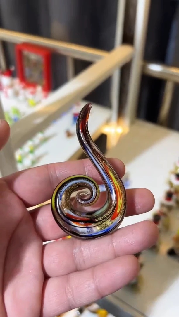 手工艺品琉璃笨*摆件