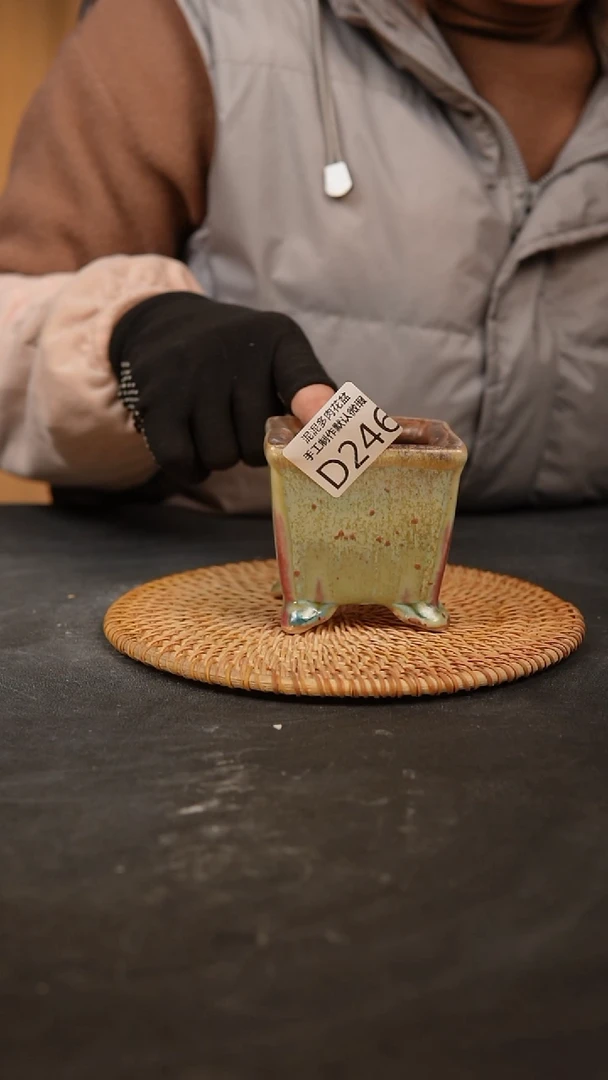 【闪购商品】瓷片景德镇泥泥陶瓷多肉花盆