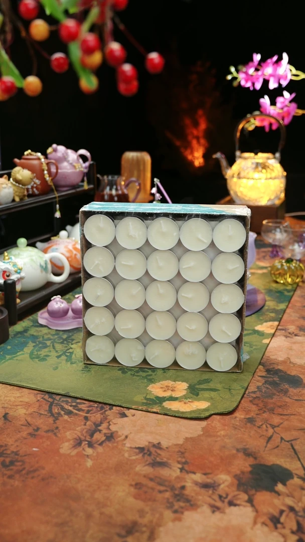 【闪购商品】植物蜡烛4小时100颗茶蜡烛