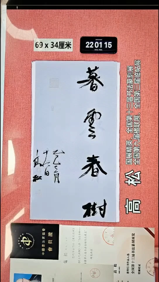 书法323    高老师书法作品