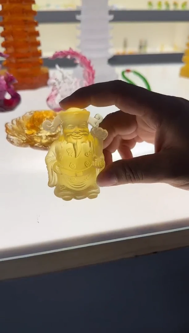 手工艺品琉璃小财神