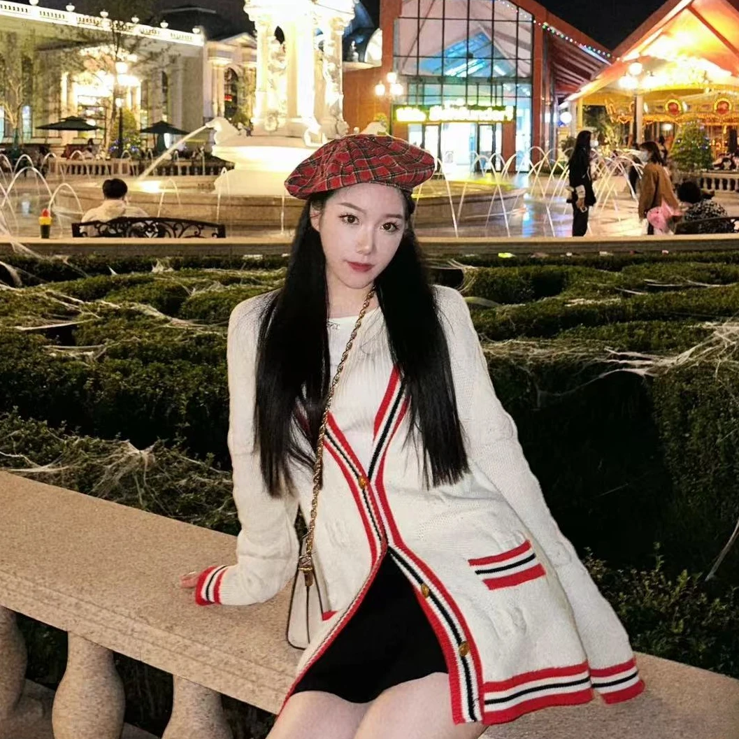 99新 GUCCI/古驰 亿颗潮奢 压纹双G针织羊毛开衫外套 E274