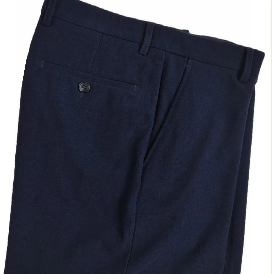 男士商务休闲免烫抗皱休闲裤Y