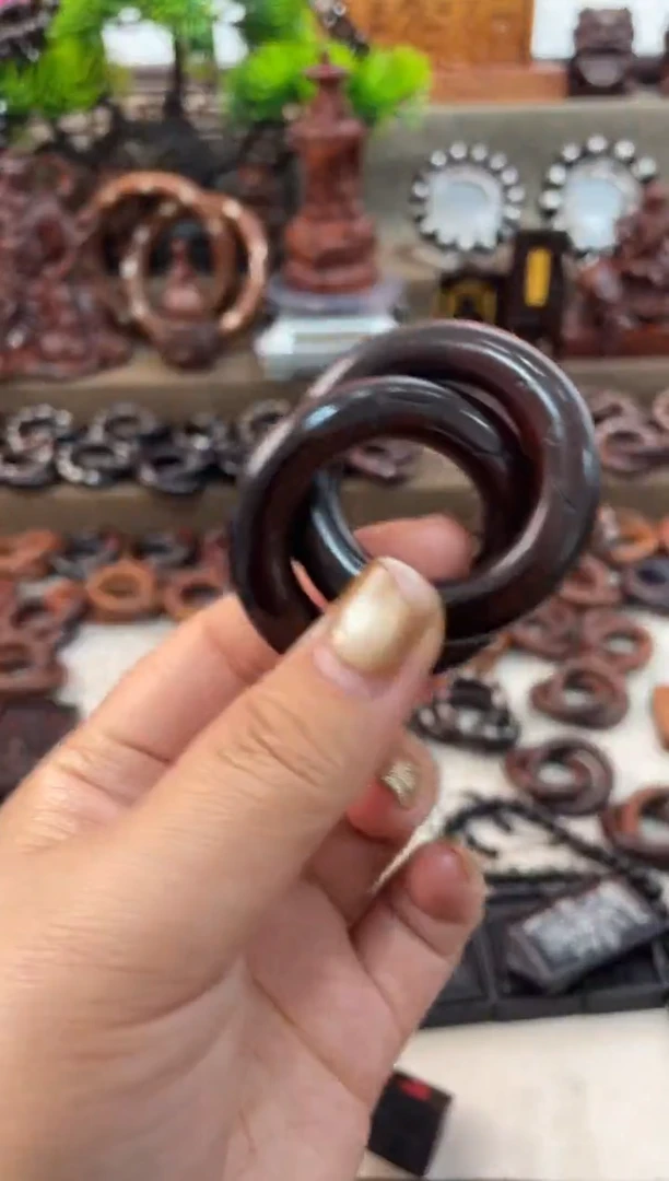 木枣木玉化2.5乾坤圈素圈全品加挂绳