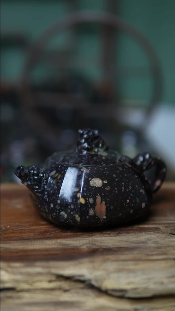 【闪购商品】梅花玉摆件一对彩梅