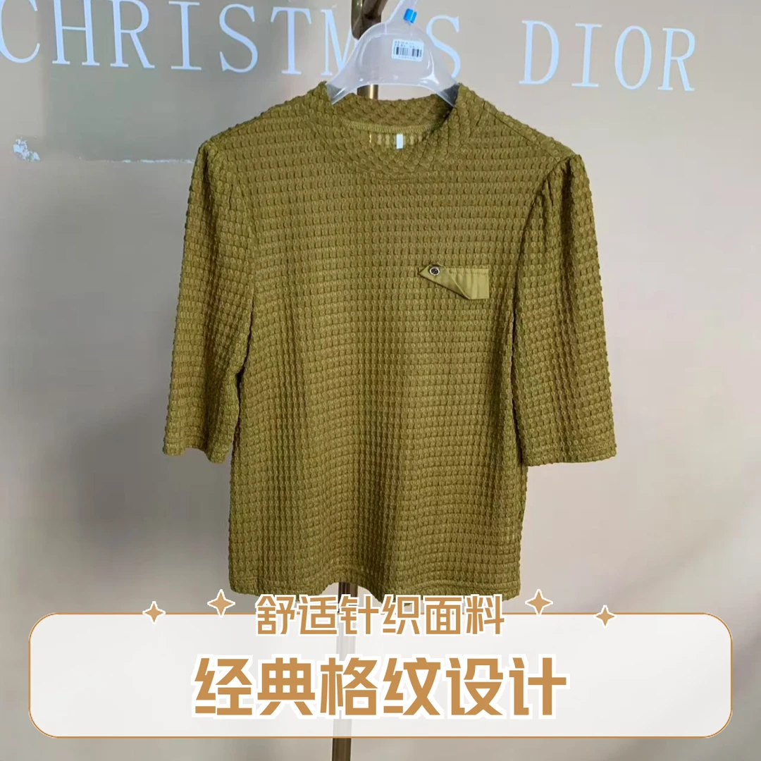 S3389时尚洋气短款气质百搭户外网红薄款夏季短T上衣休闲