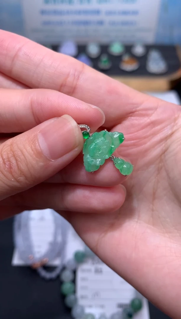 定制翡翠18K金镶嵌模式推广期48小时鉴赏期