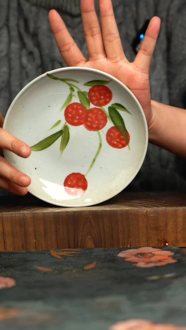 杯釉下彩手工手绘同款陶器