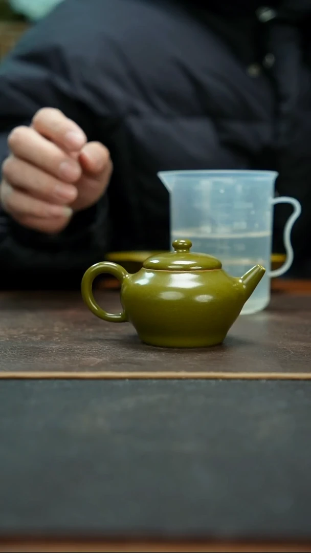 杯茶叶末釉全手工小执壶