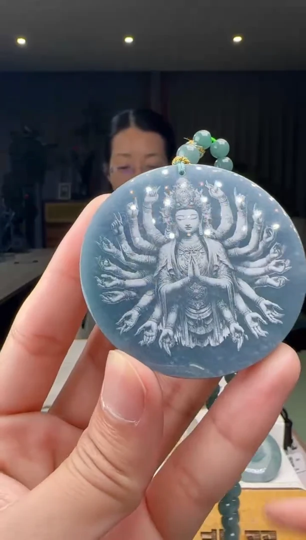 【闪购商品】翡翠吊坠(赠链)未镶嵌多样性发一XM@@60B7J11546