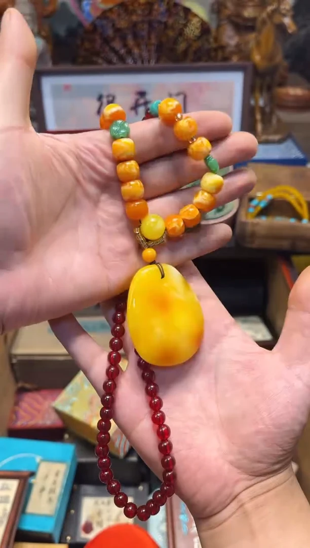 未镶嵌蜜蜡裸石A老七专属高端精品102