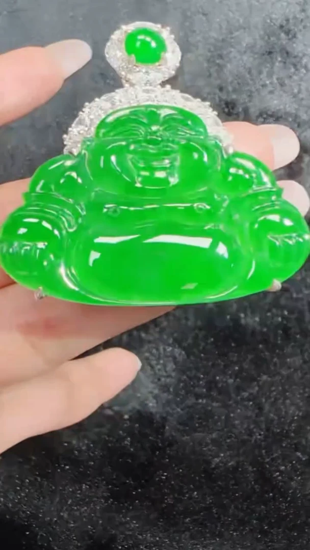 定制翡翠未镶嵌翡翠吊坠130
