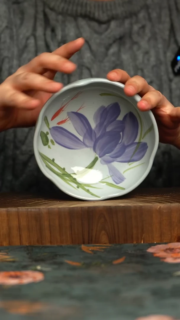 杯釉下彩手工手绘同款陶器