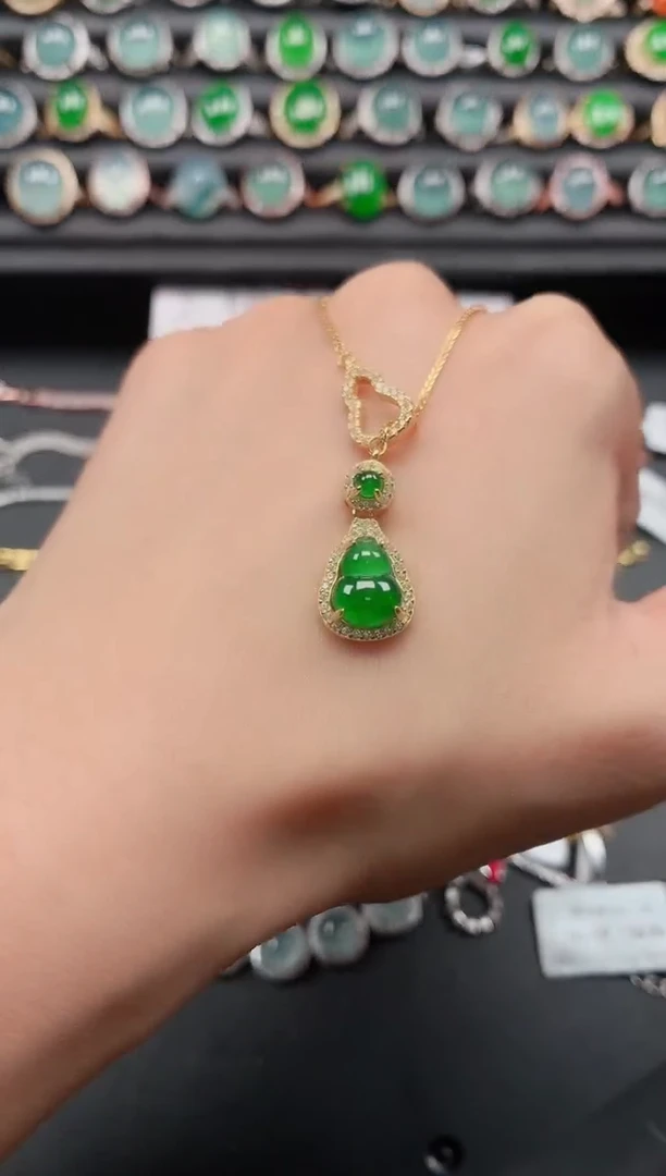 翡翠戒指银S925镶嵌1111111