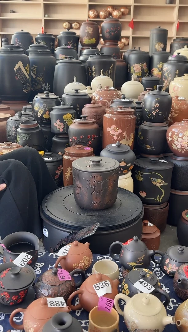 罐大大瑕疵茶叶罐   小五饼竹子   697