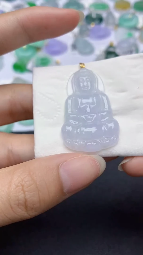 翡翠未镶嵌颈饰天然缅甸a货翡翠